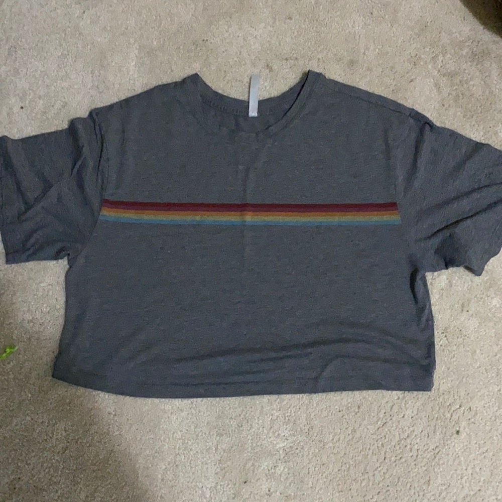 Grey crop top!!!